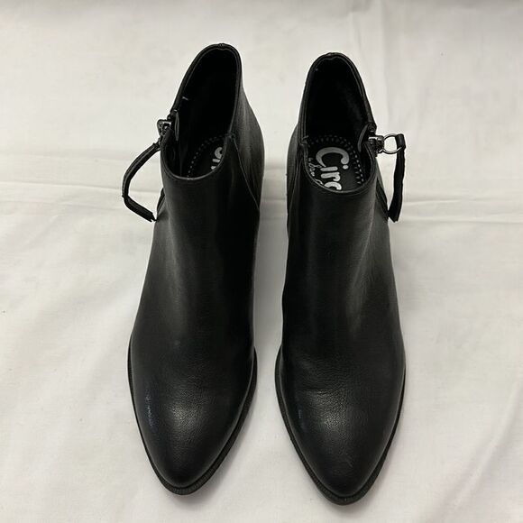 Circus by Sam Eldelman black leather ankle boots size 7M - Picture 2 of 11